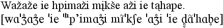 Orthography and transcription