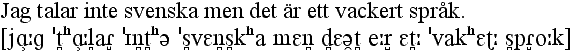 Orthography and transcription